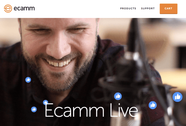 Το Ecamm είναι ιδανικό για μια γρήγορη και εύκολη παράσταση.