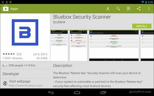 Ο σαρωτής ασφαλείας Bluebox ελέγχει αν το Android σας είναι προσαρμοσμένο για το "Master Key" Exploit