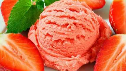 Πώς να φτιάξετε το πιο εύκολο παγωτό φράουλα; Συμβουλές για συνταγή παγωτού φράουλα