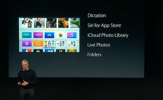 Tim Cook Νέες δυνατότητες της Apple TV