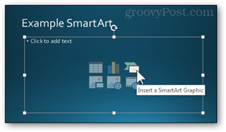 κενό μορφότυπο πεδίου κειμένου slide style powerpoint 2013 εισαγάγετε έξυπνη τέχνη smartart grahpic δημιουργήσετε νέα