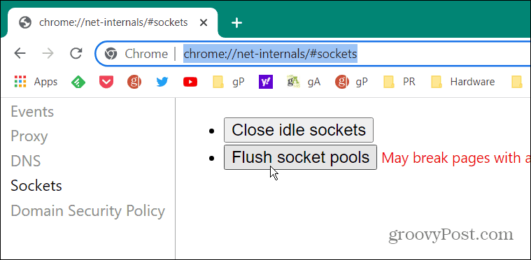 Διορθώστε το ERR_SPDY_PROTOCOL_ERROR στο Chrome