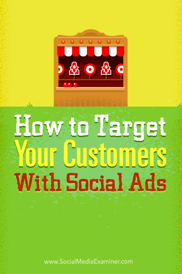 Πώς να στοχεύσετε τους πελάτες σας με κοινωνικές διαφημίσεις: Social Media Examiner