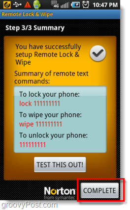 σκουπίστε το Android τηλέφωνο χρησιμοποιώντας ένα μήνυμα κειμένου