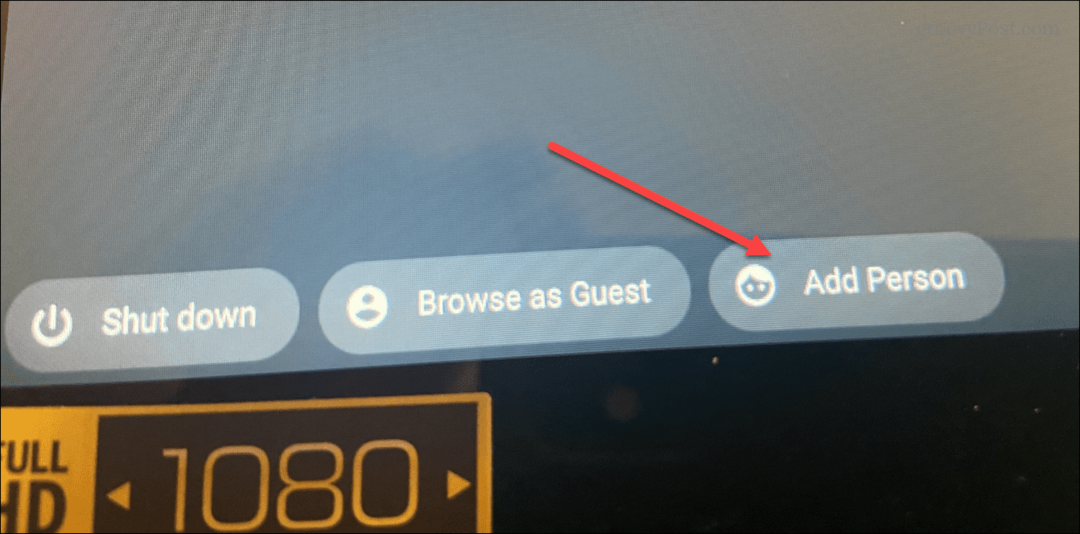προσθέστε έναν χρήστη στο Chromebook