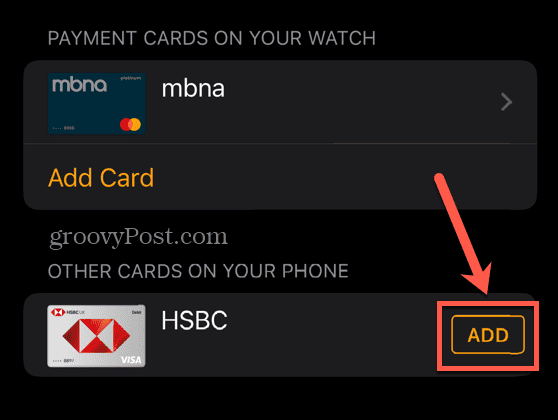 apple pay προσθέστε την υπάρχουσα κάρτα