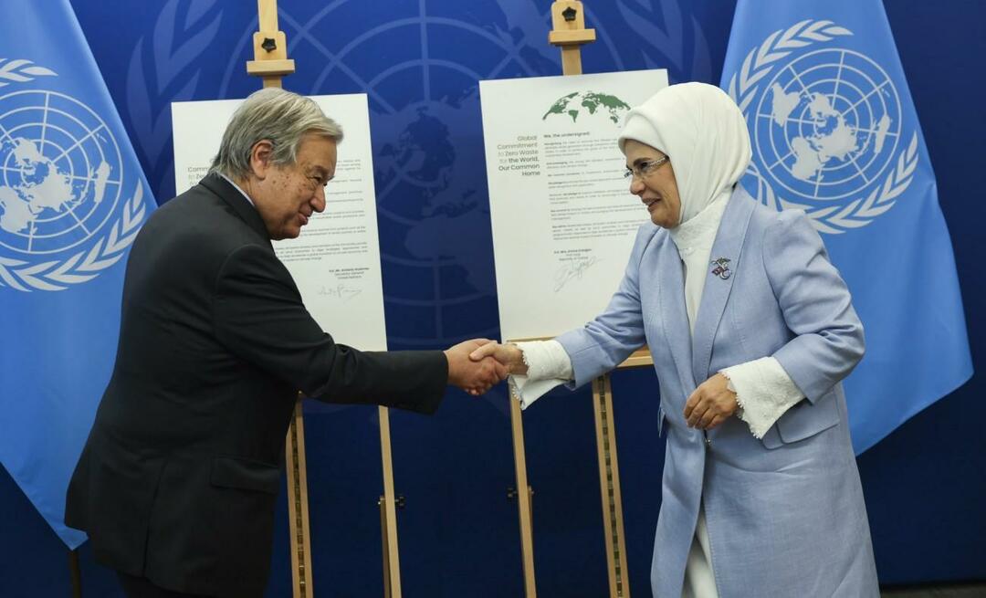 Υπεγράφη δήλωση καλής θέλησης στον ΟΗΕ για το έργο της Emine Erdoğan που αποτελεί παράδειγμα στον κόσμο!