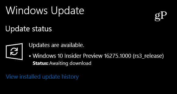 Η Microsoft κυκλοφορεί τα Windows 10 Insider Build 16275 σήμερα