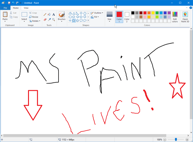 Η Microsoft Paint θα συνεχίσει να ζει στο Windows Store