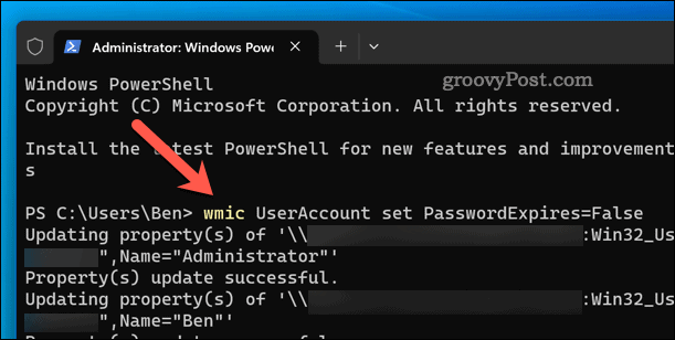Ορίστε τη λήξη του κωδικού πρόσβασης για όλους τους τοπικούς λογαριασμούς στα Windows 11