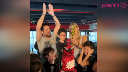 Ο Çağla Şıkel και ο Emre Altuğ γιόρτασαν τα γενέθλια του γιου τους!