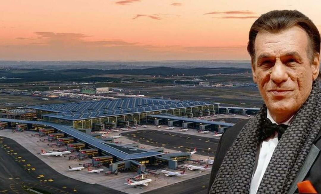 Ο παγκοσμίου φήμης ηθοποιός Ρόμπερτ Ντέιβι θαύμασε το αεροδρόμιο της Κωνσταντινούπολης!