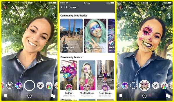 Το Snapchat θα αναπτύξει τον Lens Explorer, έναν ευκολότερο τρόπο να ανακαλύψετε και να ξεκλειδώσετε χιλιάδες φακούς που έχουν κατασκευαστεί από Snapchatters σε όλο τον κόσμο.
