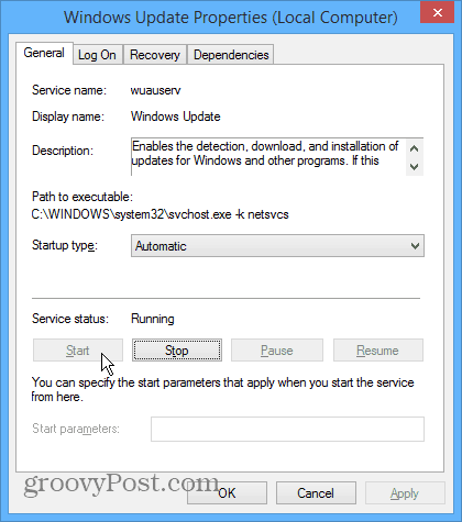 Υπηρεσία Windows Update