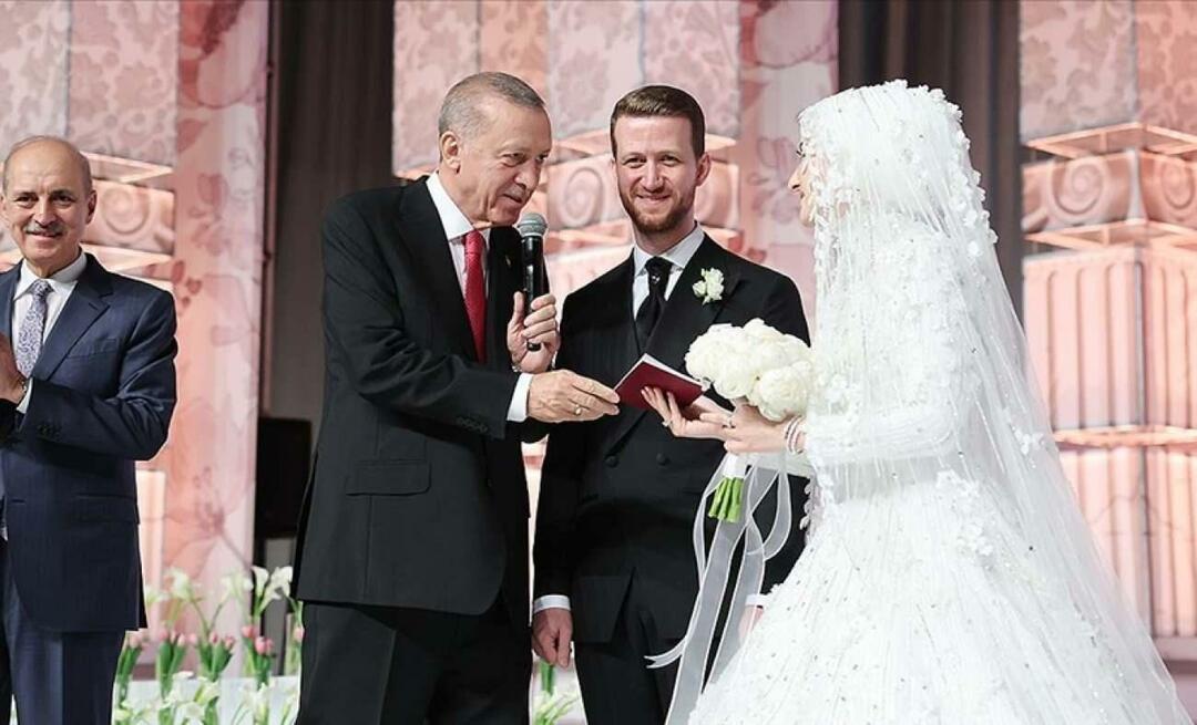 Ο Πρόεδρος Ρετζέπ Ταγίπ Ερντογάν ήταν ο μάρτυρας γάμου του ανιψιού του!