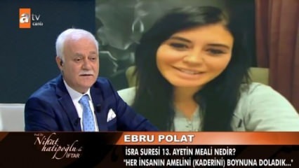 Ο Ebru Polat συνδέθηκε με το πρόγραμμα Nihat Hatipoğlu