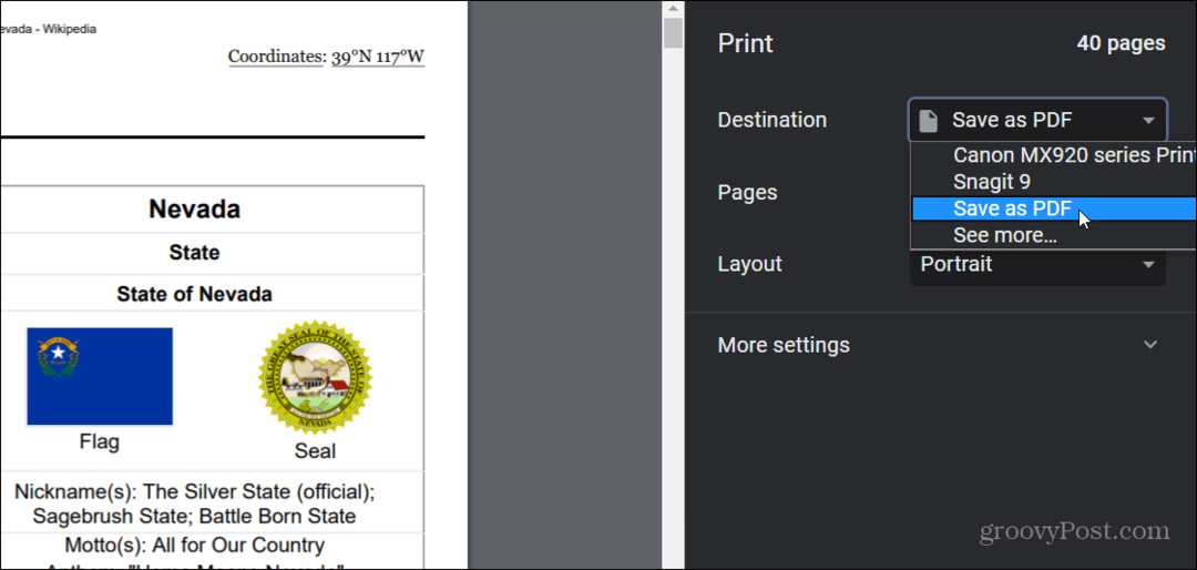 Πώς να αποθηκεύσετε μια ιστοσελίδα ως PDF από το Google Chrome