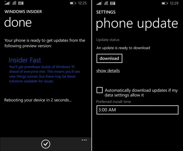 Windows Phone Update