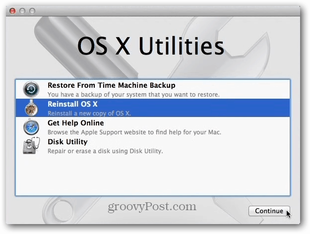 OS X βοηθητικά προγράμματα