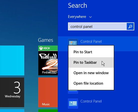 Windows 8.1 Αναζήτηση