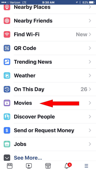 Το Facebook προσθέτει ενότητα ειδικών ταινιών στο κύριο μενού πλοήγησης της εφαρμογής για κινητά.