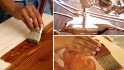 Πώς να βάψετε ξύλο; Ποια είναι τα υλικά για τη βαφή ξύλου