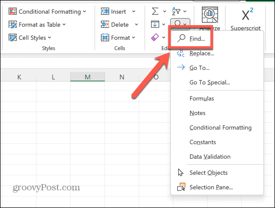 excel βρείτε