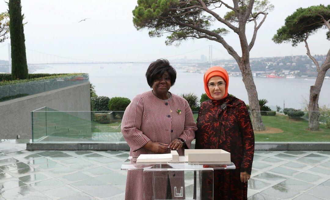 Η Πρώτη Κυρία Ερντογάν συναντήθηκε με τη σύζυγο του Προέδρου της Δημοκρατίας της Μοζαμβίκης!