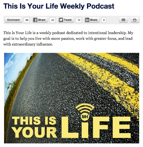 αυτό είναι το podcast της ζωής σας