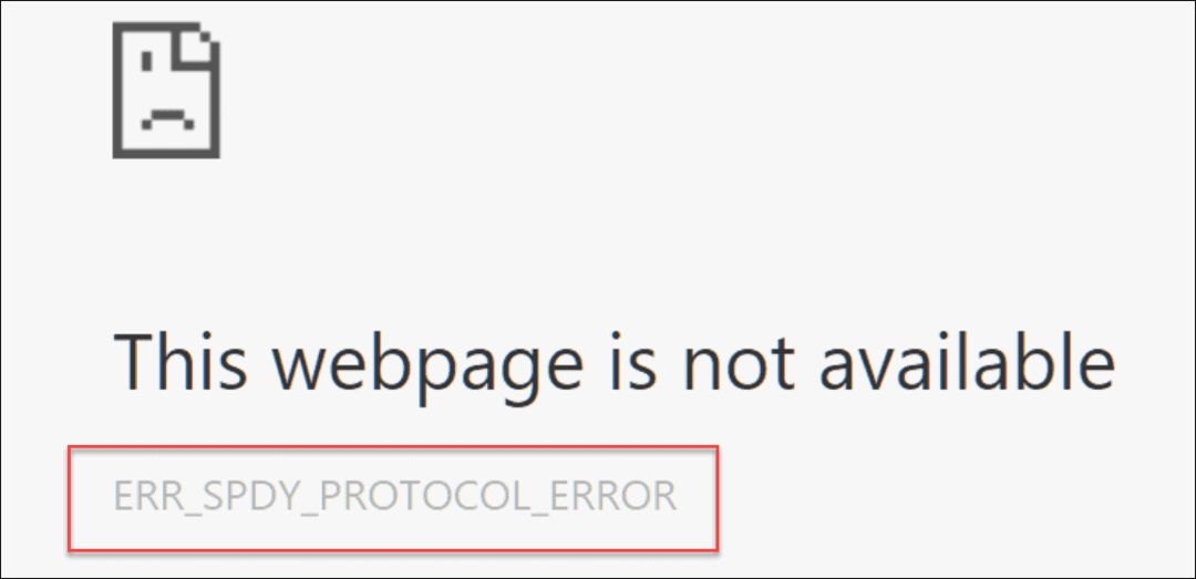 Διορθώστε το ERR_SPDY_PROTOCOL_ERROR στο Chrome