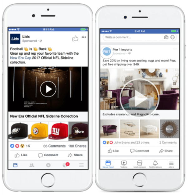Το Facebook ενημερώνει τις συλλογές διαφημίσεων για μεγαλύτερη ευελιξία στην προβολή προϊόντων.