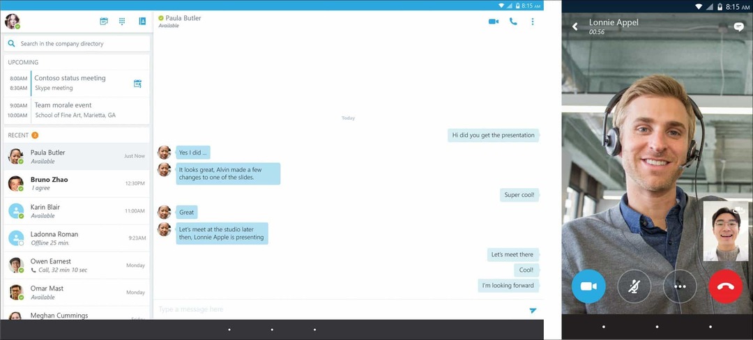 Η Microsoft κυκλοφορεί το Skype για Επιχειρήσεις για το Android