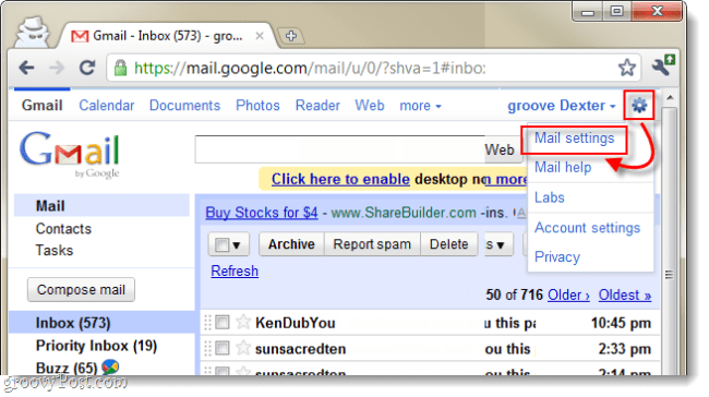 Πώς να δημιουργήσετε αντίγραφα ασφαλείας του Gmail στον υπολογιστή σας χρησιμοποιώντας τη λειτουργία Offline του Gmail