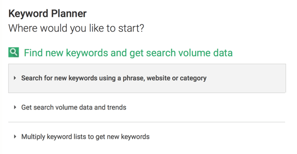 Χρησιμοποιήστε το Google Keyword Planner για αναζήτηση λέξεων-κλειδιών για προσθήκη στην περιγραφή του βίντεό σας.