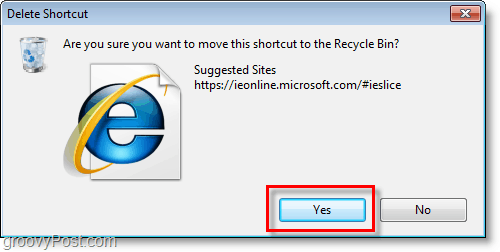 Διαγραφή Internet Explorer 8 - confrim