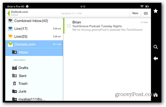 Πώς να ρυθμίσετε το ηλεκτρονικό ταχυδρομείο στο Kindle Fire HD