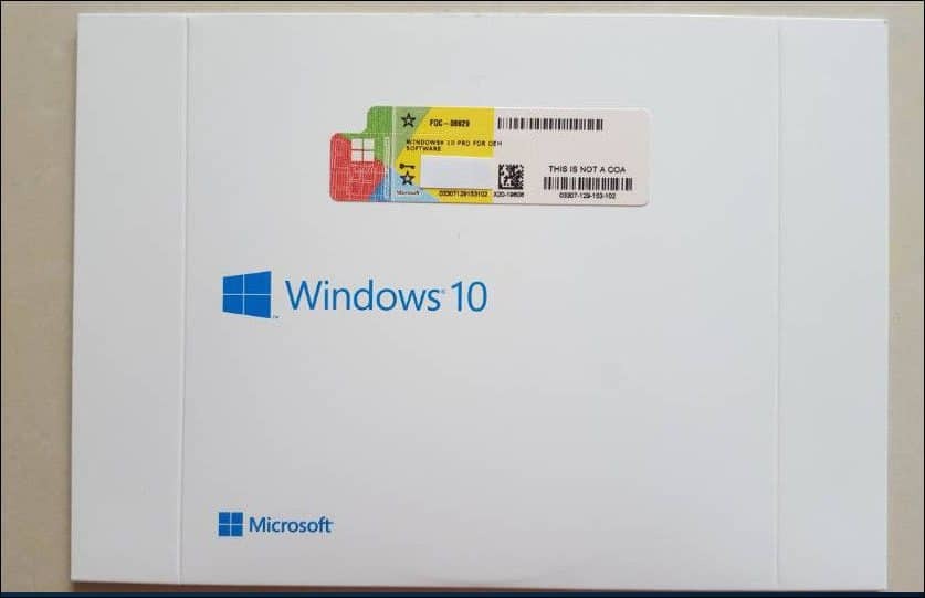 Σύστημα δημιουργίας συστήματος OEM Windows 10 Κλειδί προϊόντος