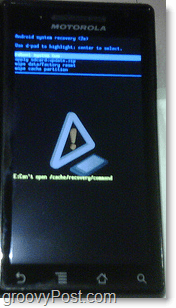 android bootloader σε ένα droid