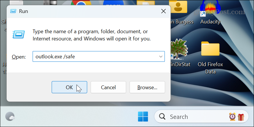 Το Outlook δεν ανοίγει στα Windows
