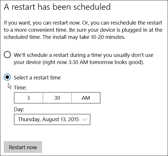 Επανεκκίνηση του Windows Update