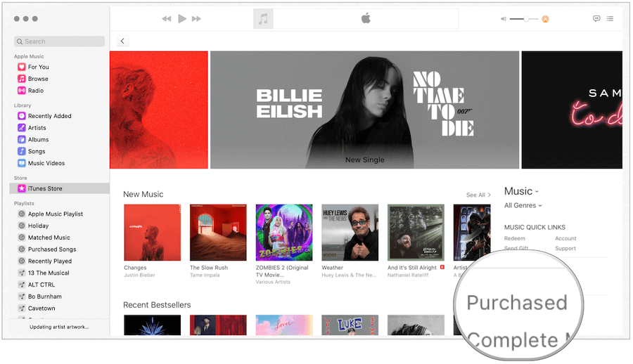 Το iTunes αγοράστηκε σε Mac
