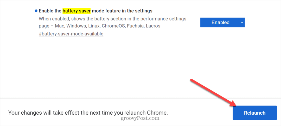 Ενεργοποιήστε τη λειτουργία εξοικονόμησης μπαταρίας στο Google Chrome