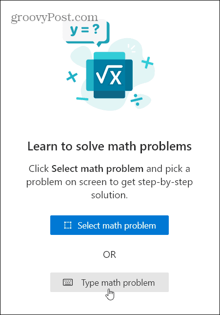 Πληκτρολογήστε Math Math Edge
