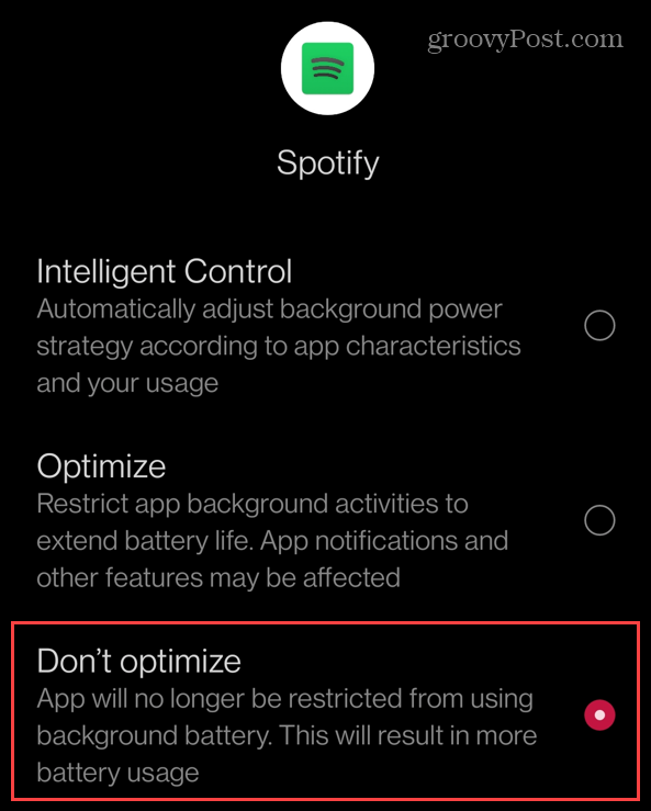 Λάβετε spotify σε μια οθόνη κλειδώματος Android