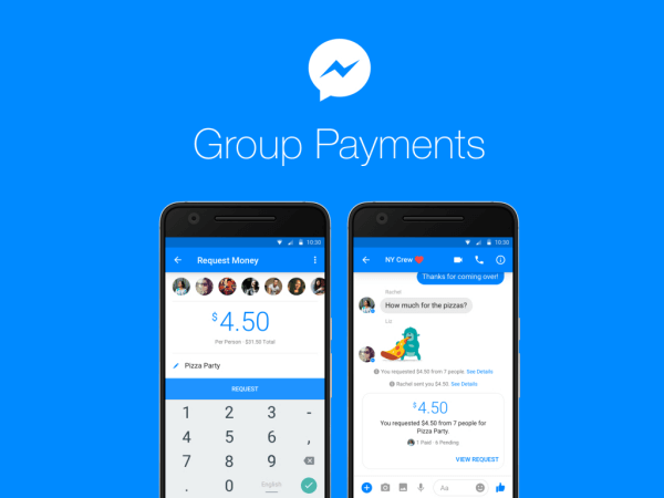 Οι χρήστες του Facebook μπορούν πλέον να στέλνουν ή να λαμβάνουν χρήματα μεταξύ ομάδων ατόμων στο Messenger.