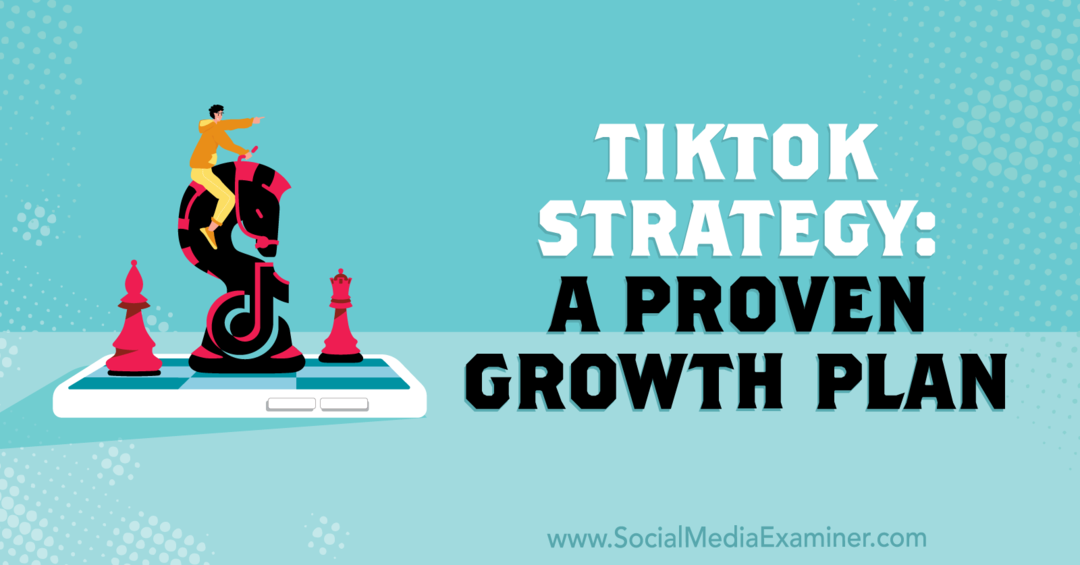 Στρατηγική TikTok: Ένα αποδεδειγμένο σχέδιο ανάπτυξης που περιλαμβάνει πληροφορίες από τον Jackson Zaccaria σχετικά με το Podcast Marketing Social Media.