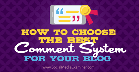 επιλέξτε ένα σύστημα σχολίων για το ιστολόγιό σας