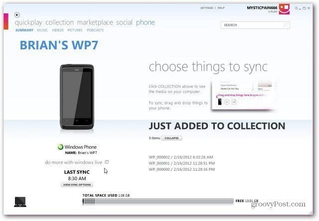 Ενημερώστε το Windows Phone 7 με το λογισμικό Zune
