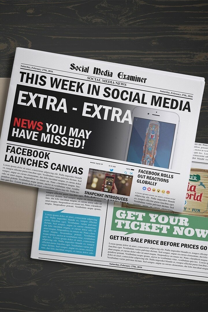 Το Facebook εγκαινιάζει το Canvas: This Week in Social Media: Social Media Examiner