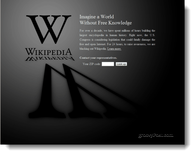 Βικιπαίδεια στο σκοτάδι